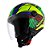 Capacete Orion Moisac Norisk Amarelo e verde - Imagem 4
