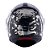 CAPACETE LS2 FF353  SPY PRETO SILVER - Imagem 5