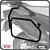 Afastador de alforje Scam XT660R 2005+ - Imagem 4