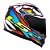 Capacete Ls2 ff358 Classic Xdron neon - Imagem 2