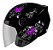 Capacete Ebf New Spark Jet borboleta - Imagem 1