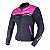 Jaqueta Race Tech Fast Preta e Rosa Feminina - Imagem 1