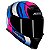 Capacete Axxis Eagle Tecno Gloss Black Pink Blue - Imagem 7