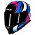 Capacete Axxis Eagle Tecno Gloss Black Pink Blue - Imagem 6
