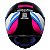 Capacete Axxis Eagle Tecno Gloss Black Pink Blue - Imagem 9