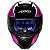 Capacete Axxis Eagle Tecno Gloss Black White Purple - Imagem 8