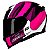 Capacete Axxis Eagle Tecno Gloss Black White Purple - Imagem 1