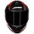 Capacete Axxis Draken Racer Preto Vermelho e Cinza - Imagem 7