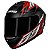 Capacete Axxis Draken Racer Preto Vermelho e Cinza - Imagem 6