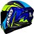 Capacete Axxis Draken Vector Azul e Amarelo - Imagem 4