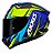 Capacete Axxis Draken Vector Azul e Amarelo - Imagem 1