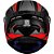 Capacete Axxis Draken Vector Preto Cinza e Vermelho - Imagem 9