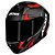 Capacete Axxis Draken Vector Preto Cinza e Vermelho - Imagem 6