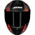 Capacete Axxis Draken Vector Preto Cinza e Vermelho - Imagem 7
