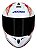Capacete Axxis Draken Racer Branco Vermelho e Azul - Imagem 4