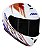 Capacete Axxis Draken Racer Branco Vermelho e Azul - Imagem 3