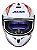 Capacete Axxis Draken Racer Branco Vermelho e Azul - Imagem 5