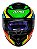 Capacete Axxis Draken Tracer Preto Azul e cinza - Imagem 8