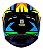 Capacete Axxis Draken Tracer Preto Azul e cinza - Imagem 9