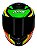 Capacete Axxis Draken Tracer Preto Azul e cinza - Imagem 7