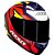 Capacete Axxis Draken Tracer Blue Red Yellow - Imagem 5