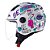 Capacete Norisk Orion Free Branco e Roxo - Imagem 1