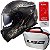 Capacete Ls2 Challenger Flex Preto Fosco - Imagem 1