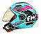 Capacete Fw3 Speed Azul - Imagem 1