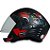 Capacete Fw3 Skull Pto - Imagem 1