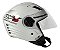 Capacete Fw3 X Open Classic Branco - Imagem 2