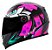 Capacete Ls2 ff358 Classic Tribal Fúcsia - Imagem 1