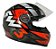 Capacete Fw3 GT Speed Preto e Vermelho - Imagem 2