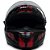 Capacete Fw3 GT2 femme Preto Vermelho - Imagem 5