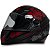 Capacete Fw3 GT2 femme Preto Vermelho - Imagem 1