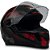 Capacete Fw3 GT2 femme Preto Vermelho - Imagem 4