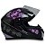 Capacete Fw3 GT2 Preto e Rosa - Imagem 2