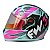 Capacete Fw3 GT Speed Preto e Vermelho - Imagem 2
