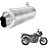 Escapamento Fortuna oval boca 8 cbx 250 - Imagem 1