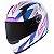 Capacete Ls2 ff358 Classic draze branco/rosa - Imagem 4