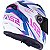Capacete Ls2 ff358 Classic draze branco/rosa - Imagem 3