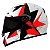 Capacete Ls2 ff358 classic brilliant branco rosa - Imagem 1
