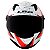 Capacete Ls2 ff358 classic brilliant branco rosa - Imagem 2