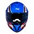 Capacete Norisk Strada circuit azul vermelho e branco - Imagem 7