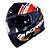 Capacete Norisk Strada circuit Preto Vermelho dourado - Imagem 5