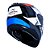 Capacete Norisk Strada Drive Branco Azul Vermelho - Imagem 4