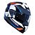 Capacete Norisk Strada Drive Branco Azul Vermelho - Imagem 5