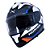 Capacete Norisk Strada Drive Branco Azul Vermelho - Imagem 6