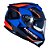 Capacete Norisk Strada Drive Azul Laranja Cinza - Imagem 2