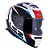 Capacete ls2 Storm ff800 Racer Azul vermelho - Imagem 4