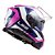 Capacete ls2 Storm ff800 Techy Branco Rosa - Imagem 4